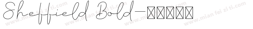 Sheffield Bold字体转换